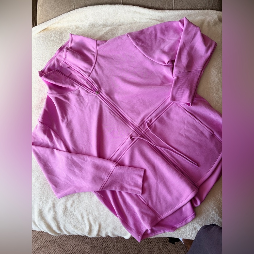 Vively Pink Casual Hoodie